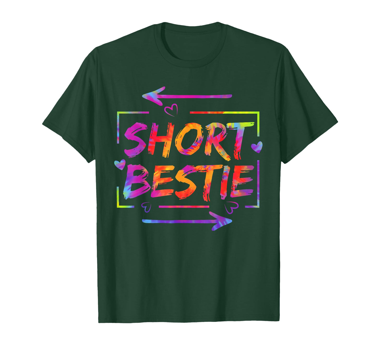 Best Friend Matching Tall Short Bestie Besties Matching BFF T-Shirt