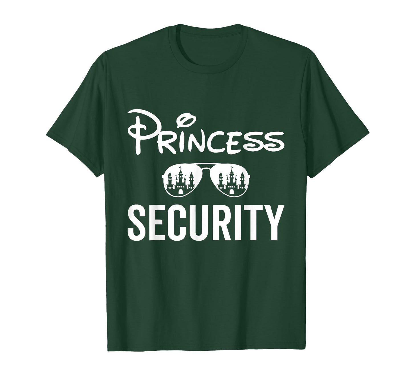 Princess Security Team Family Birthday Trip Dad Mom Daughter T-Shirt