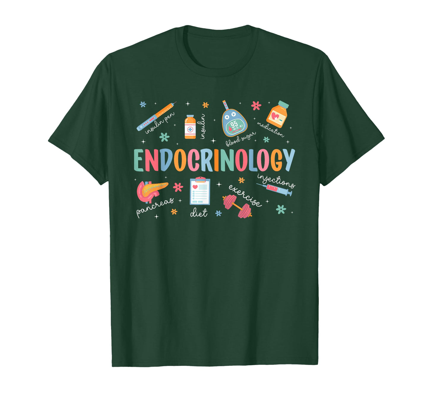 Endocrinology Nurse Appreciation Endo Nurse Endocrine Nurse T-Shirt