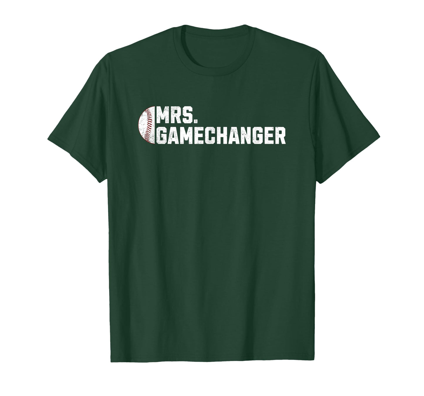 Mrs. Gamechanger Baseball Scorekeeper Love T-Shirt