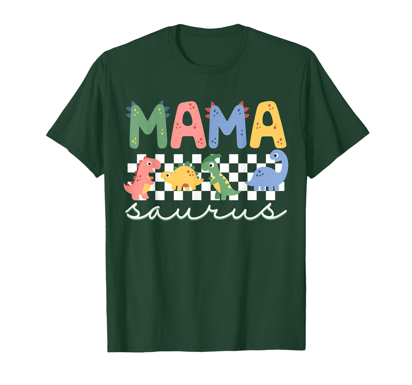 Mamasaurus T Rex Dinosaur Mama Saurus Family Matching Mom T-Shirt