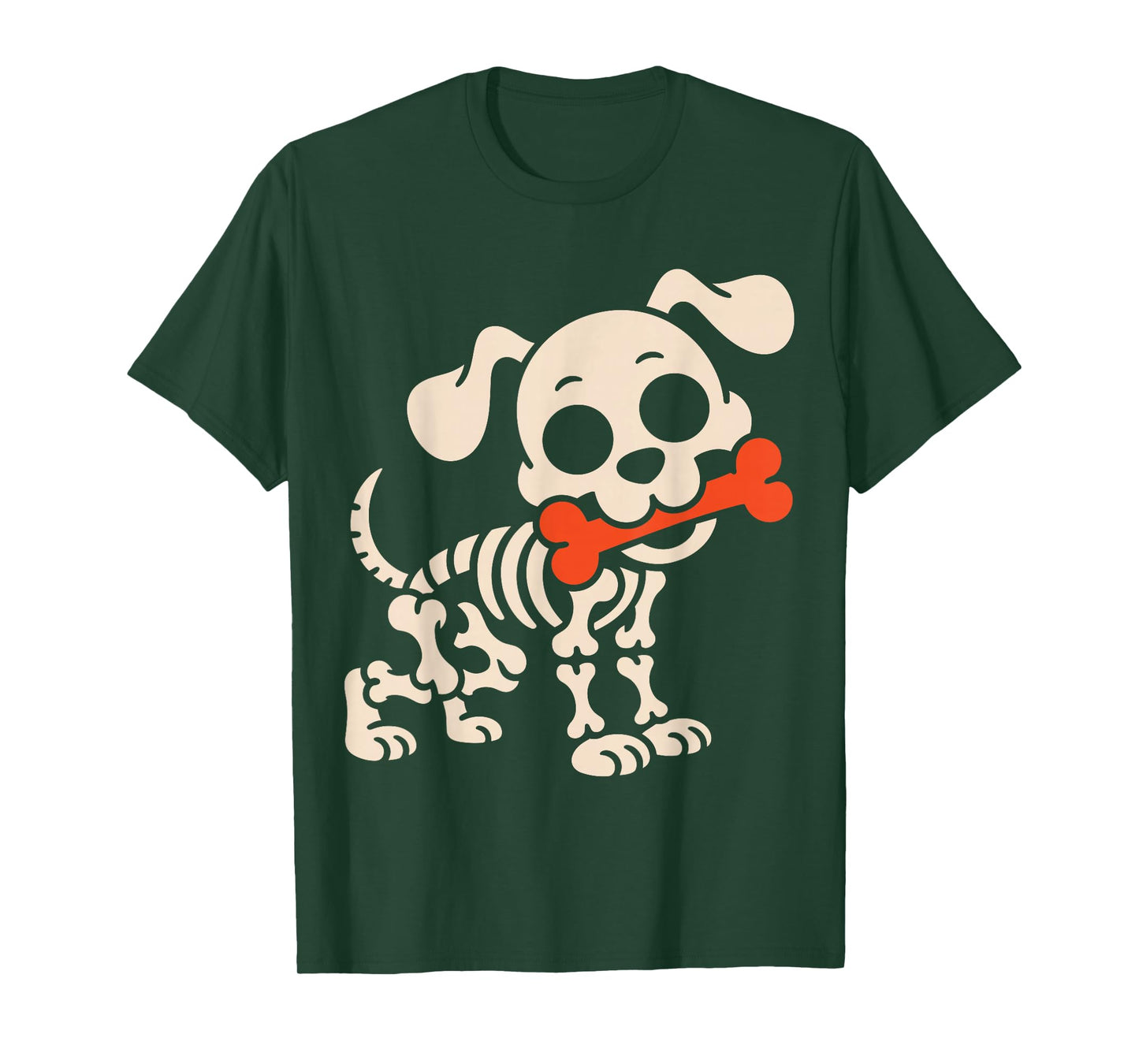 Funny Dog Halloween Skeleton Costume Spooky Season T-Shirt