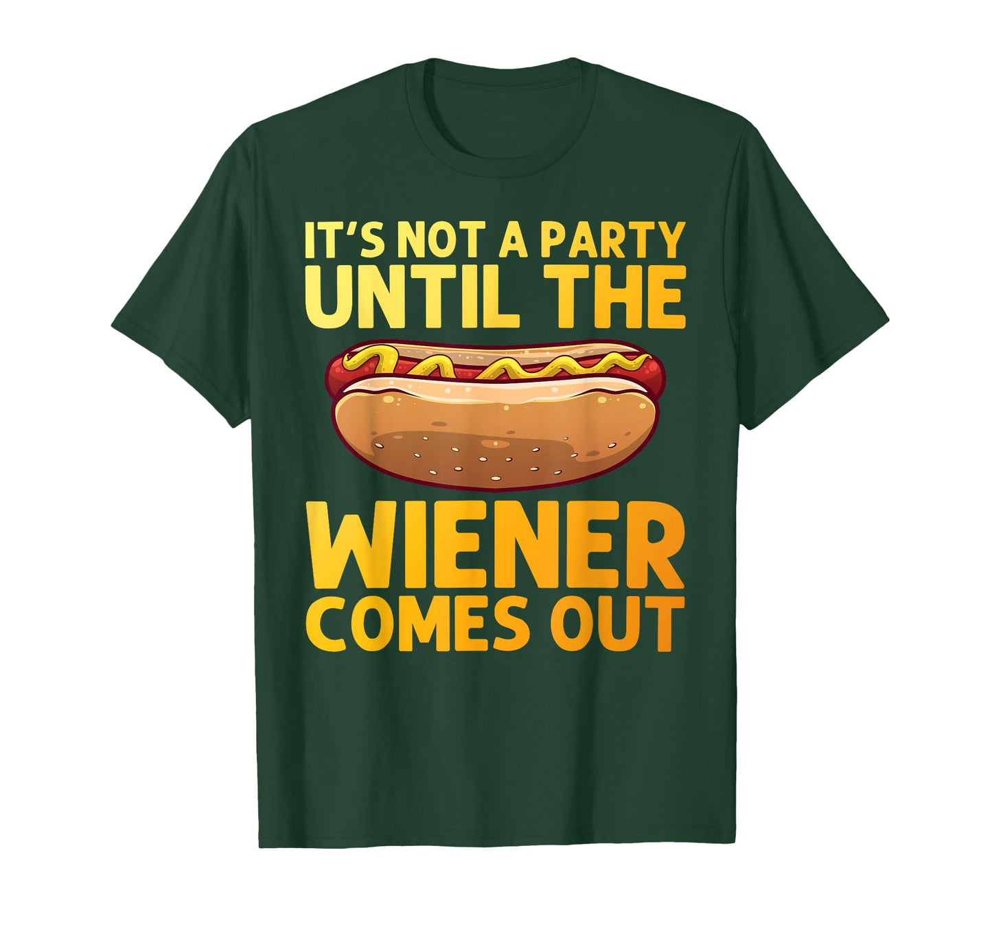 Funny Hot Dog Design for Men Women Hotdog Stand Gag Hot Dog T-Shirt
