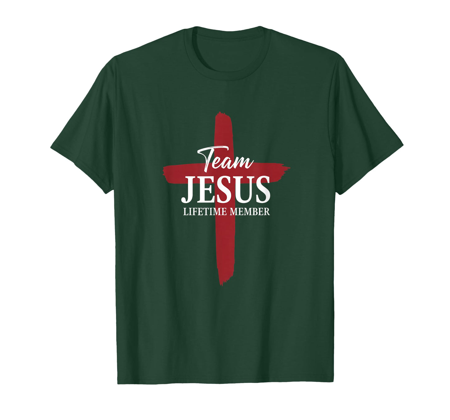 Christian Team Jesus Lifetime Member Cross Faith T-Shirt