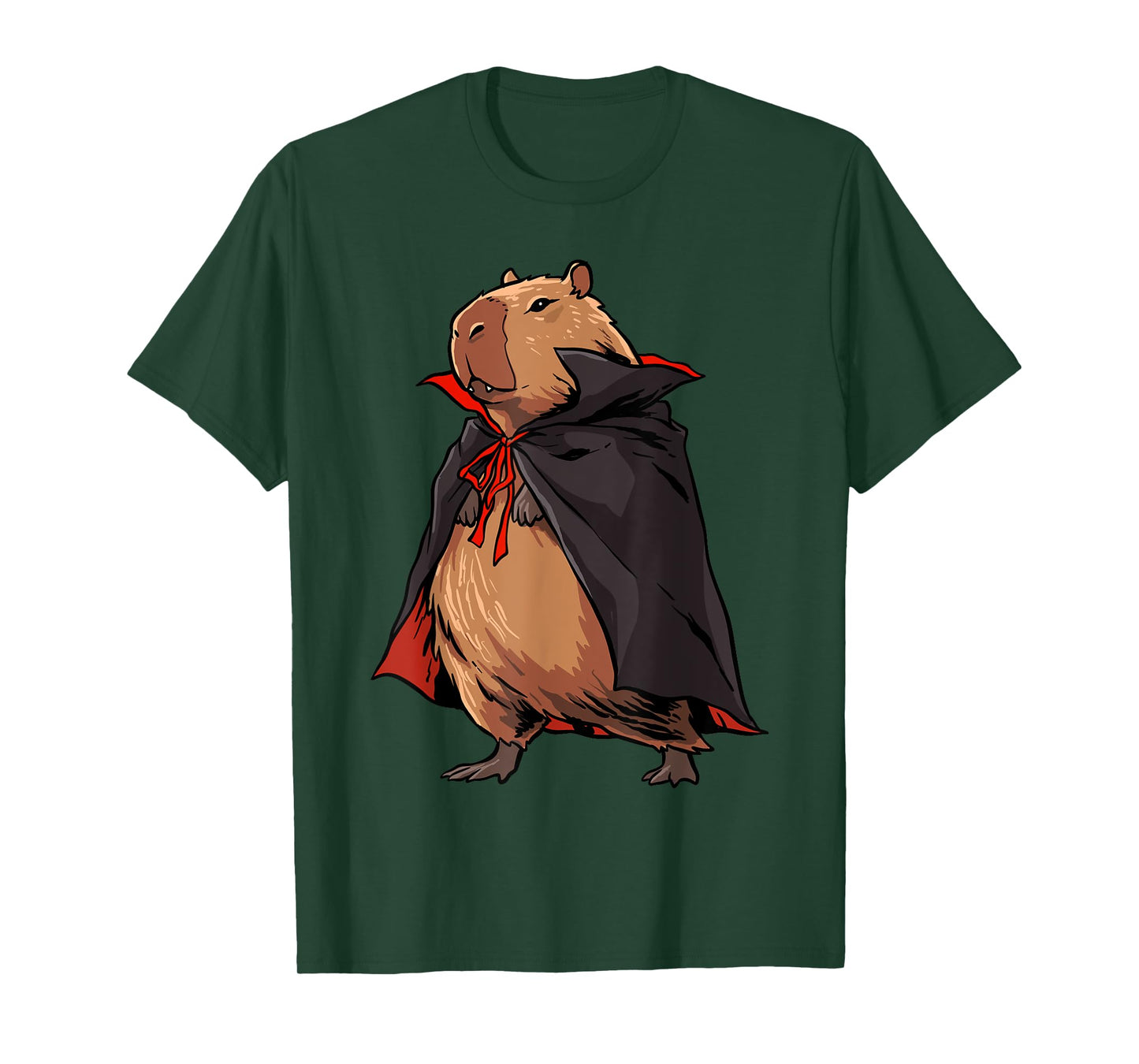 Capybara Shirt Halloween Capybara Vampire Vampybara Rodent T-Shirt