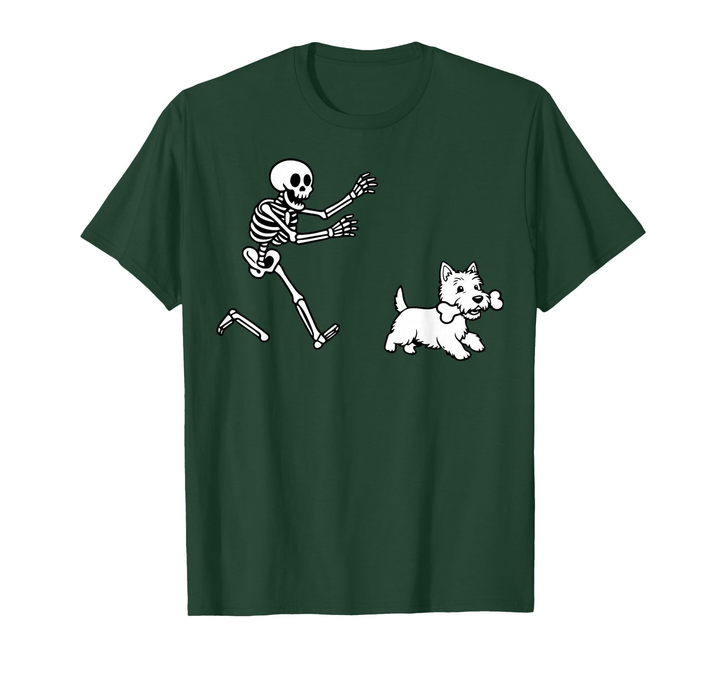 Funny Wesite Running Skeleton T-Shirt