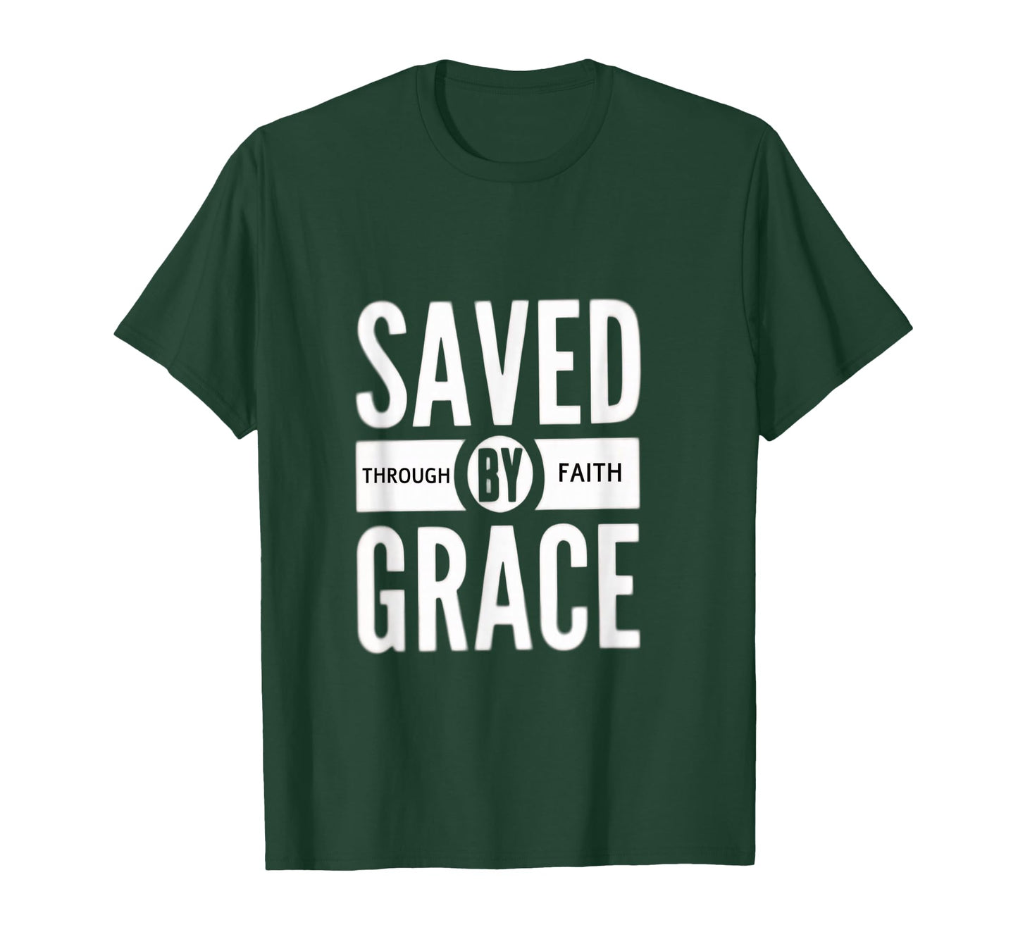 Saved by Faith and Grace Christian T-Shirt