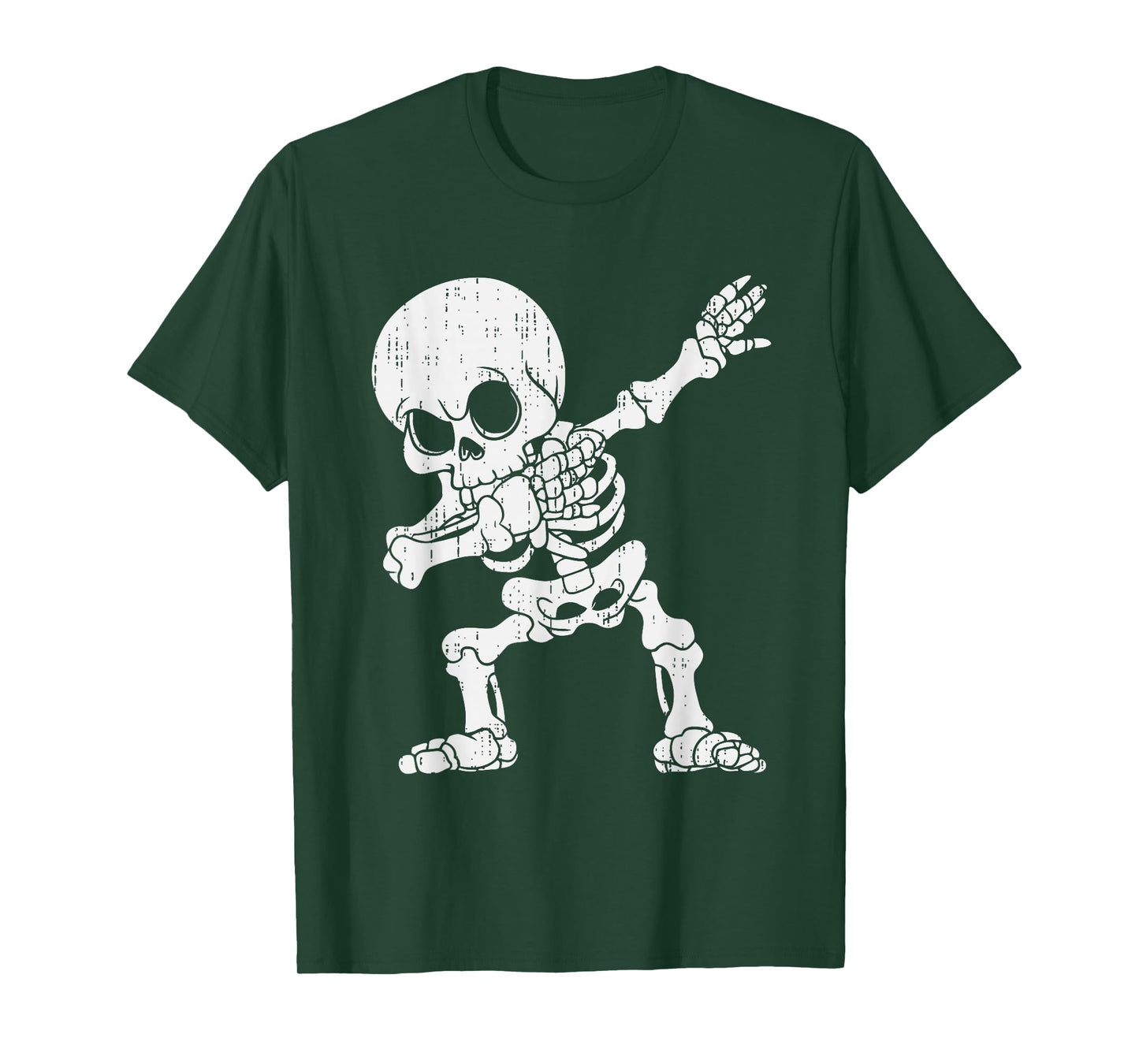 Dabbing Skeleton Halloween Scary Dab Dance Boys Teens Kids T-Shirt