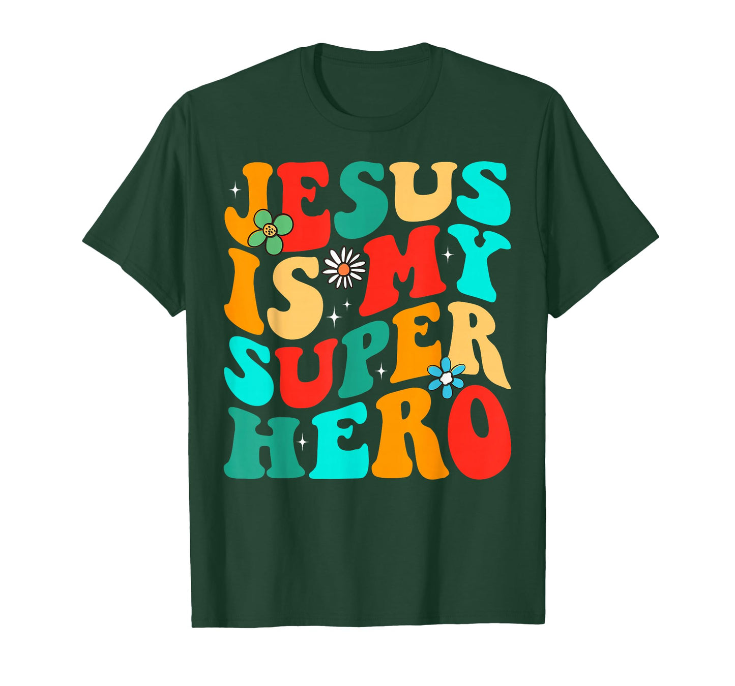 Jesus Is My Superhero Christian Religious T-Shirt