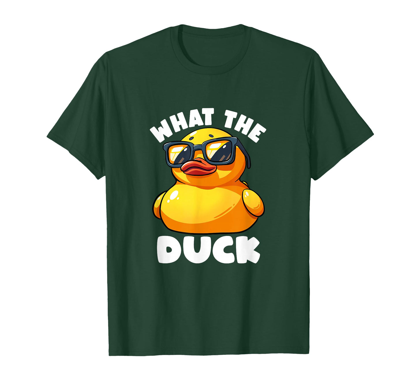 What The Duck Owner I Love Ducks Lover Funny Rubber Duck T-Shirt