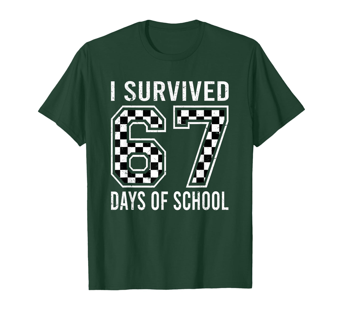 I Survived 67 Days of School Funny Six Seven 6 7 Meme Z Gen T-Shirt