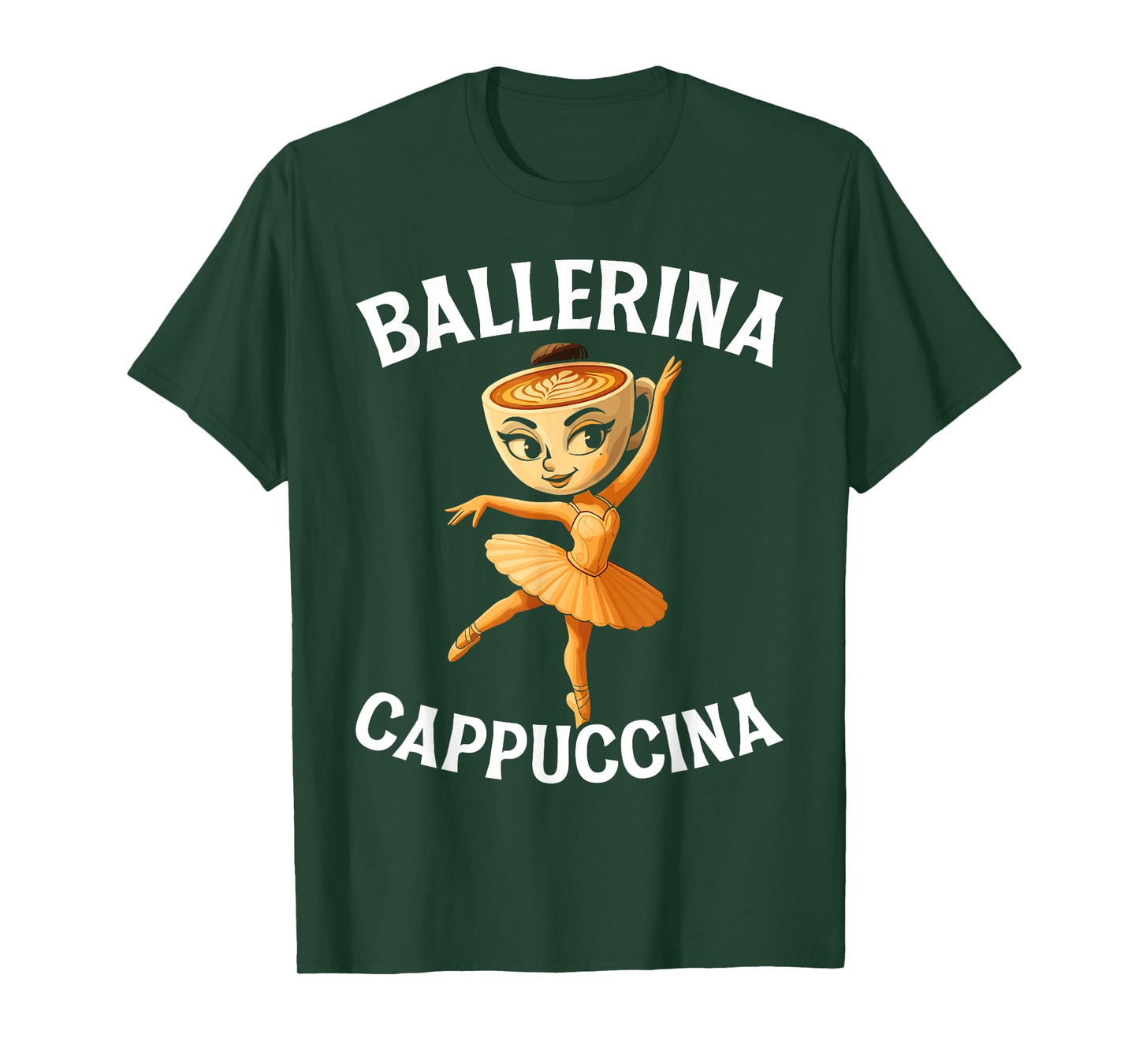 Surreal Italian Brainrot Meme Ballerina Cappuccina Funny T-Shirt