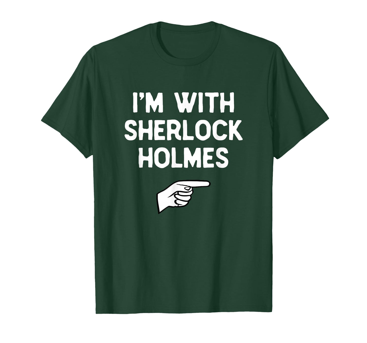 I’m with The Sherlock Holmes Halloween Matching Costume T-Shirt