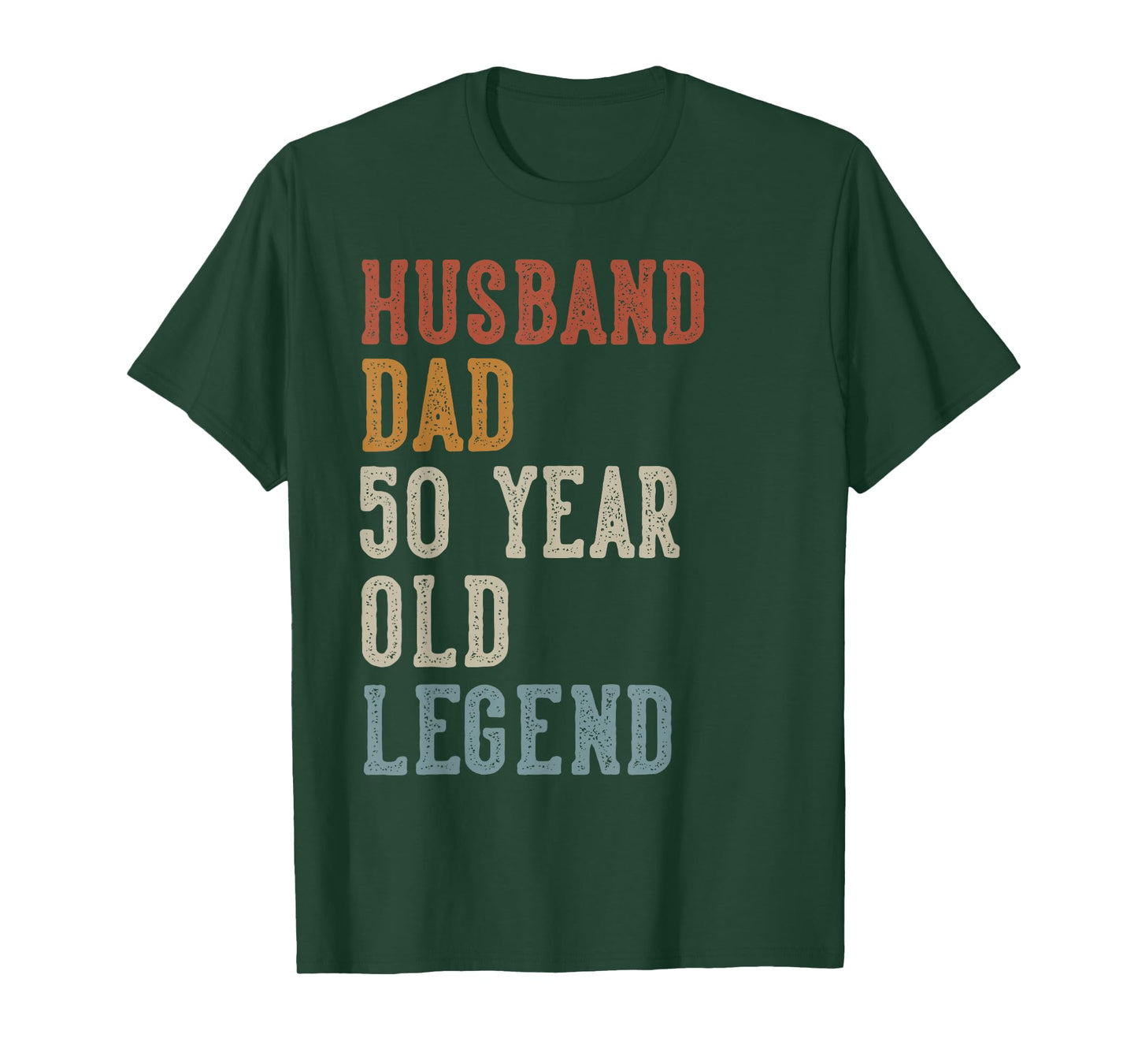 Husband Dad 50 Year Old Legend 50th Birthday T-Shirt
