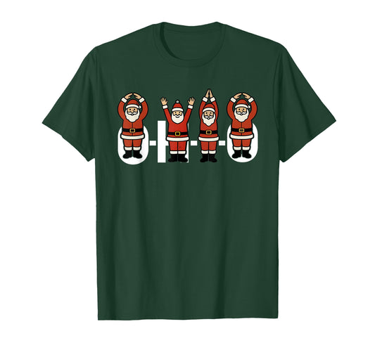 Funny Santa Ohio Party O-H-I-O Christmas Season Midwestern T-Shirt