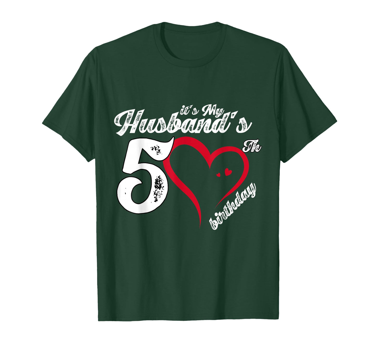 It's My Husband's 50th Birthday Vintage 50th Birthday T-Shirt