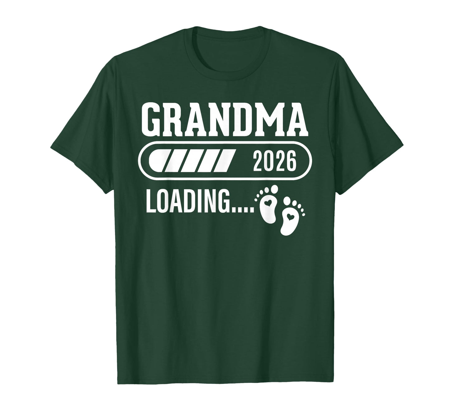 Grandma 2026 Loading First Time Grandma Baby Announcement T-Shirt