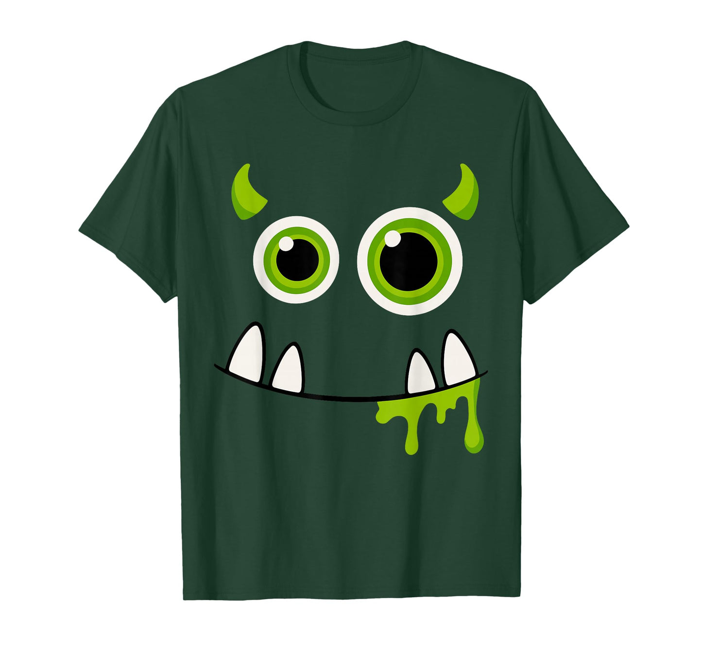 Monster Costume for Boys, Funny Eyes Teeth Halloween Cartoon T-Shirt