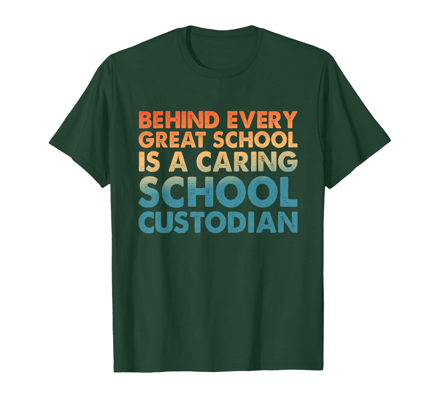 School Custodian Design for Men Women Custodian Appreciation T-Shirt