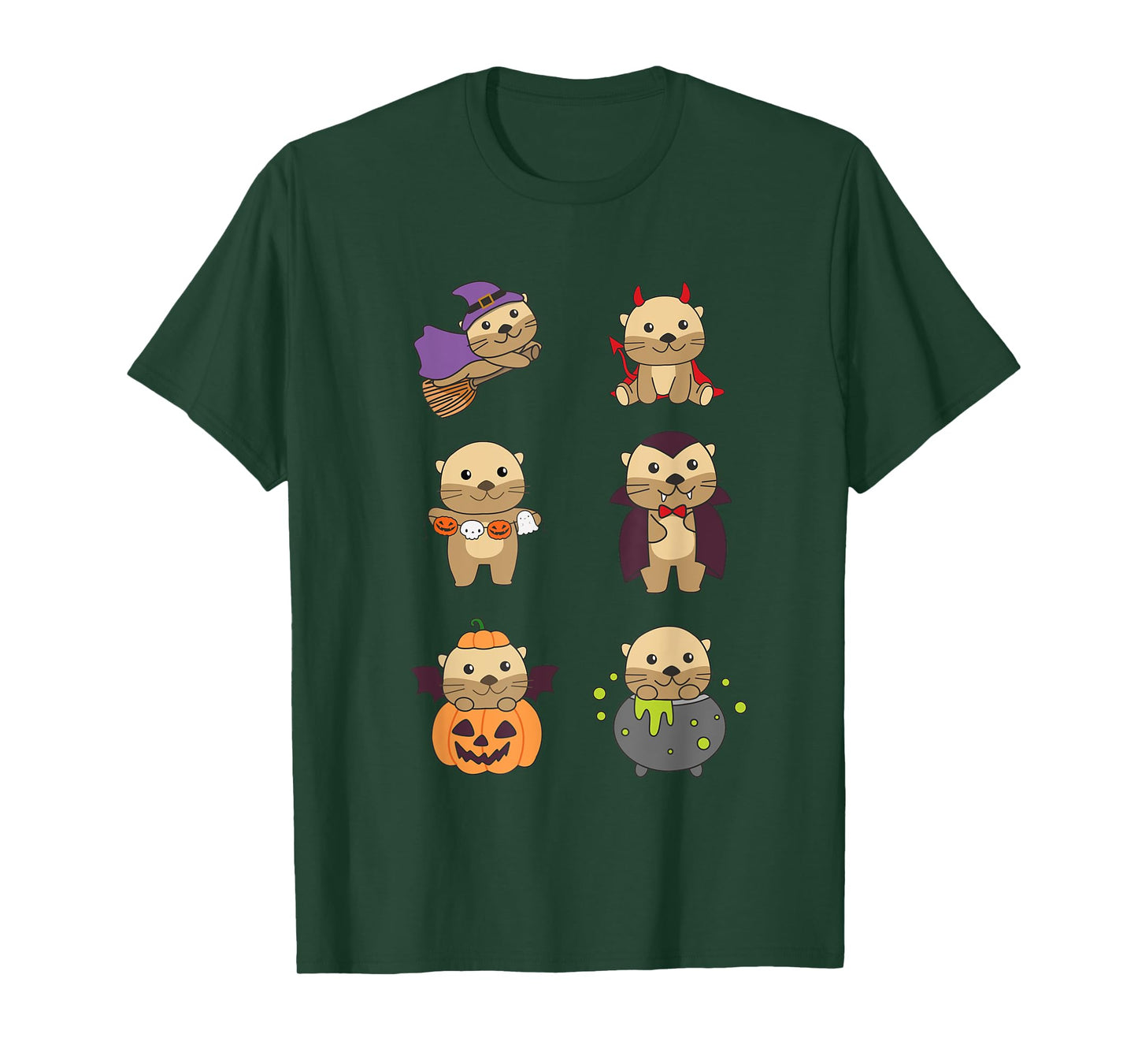Otter Halloween Costume Otter Halloween T-Shirt
