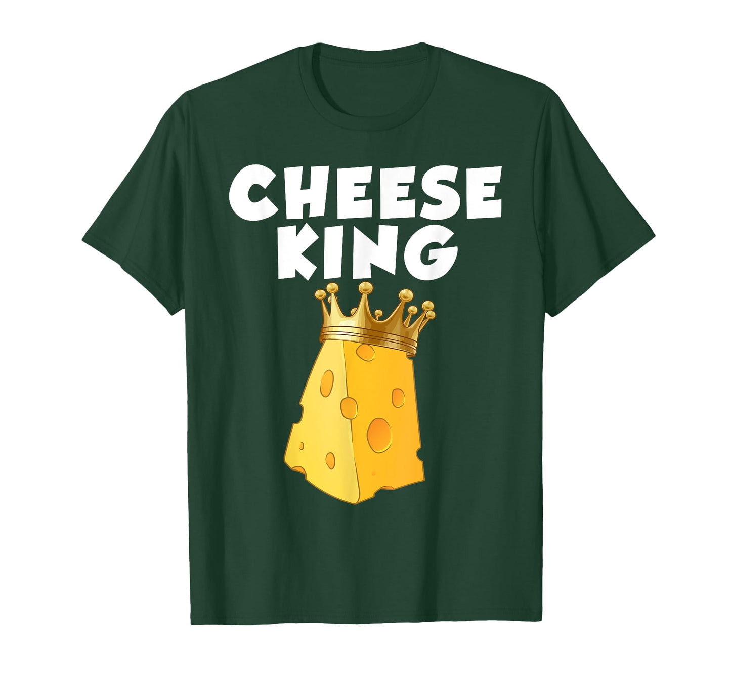Funny Cheese Design For Men Boys Dairy Food Cheese Lover T-Shirt