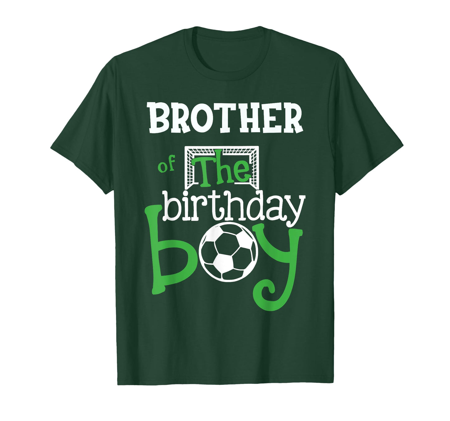 Brother of The Birthday Boy Soccer Player Matching Family T-Shirt