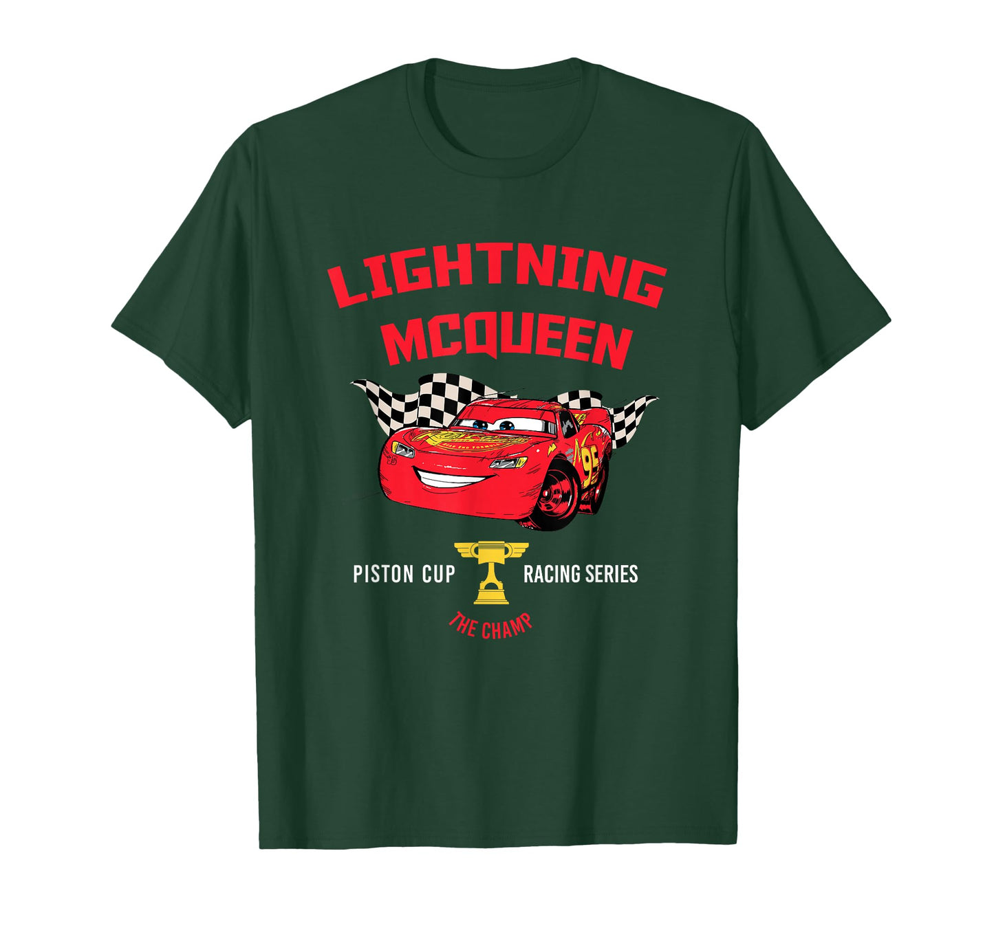 Disney Pixar Cars Lightning McQueen Racing Champ T-Shirt
