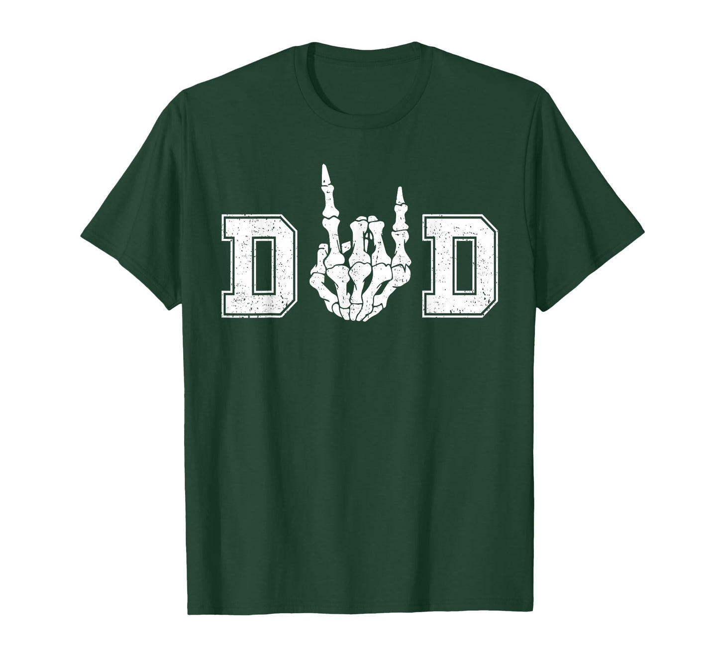 Dad Gothic Family Matching Skeleton Birthday Boy Girl Kid T-Shirt