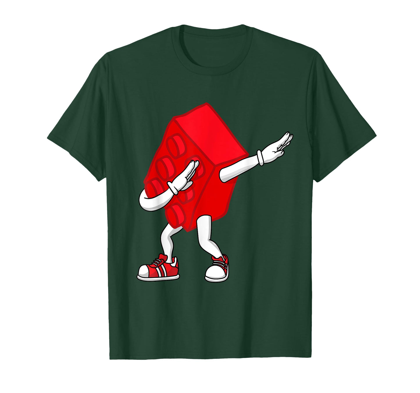 Dabbing Kids Master Builder Funny Building Blocks Brick Boys T-Shirt