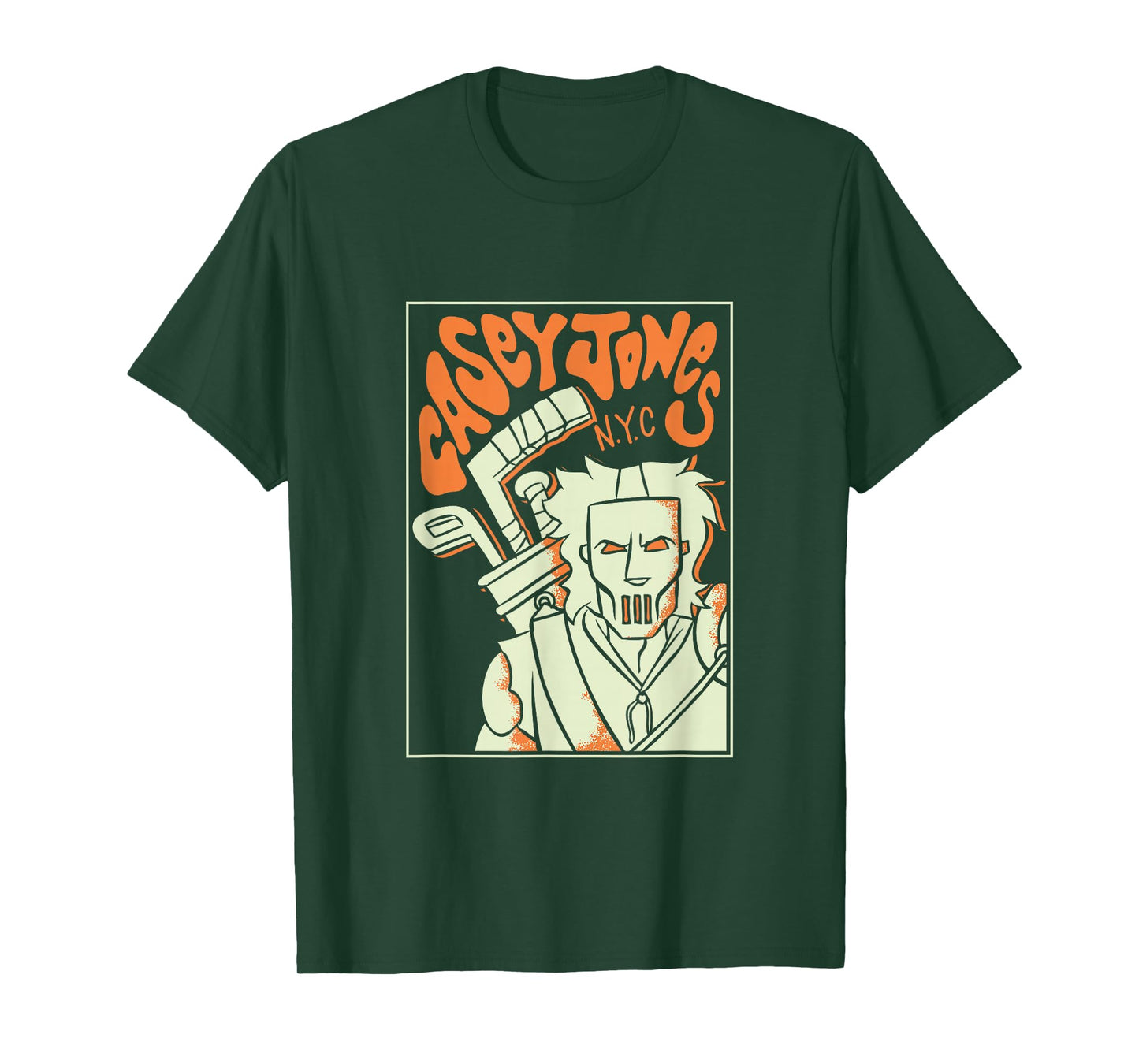 Teenage Mutant Ninja Turtles Casey Jones NYC Poster T-Shirt