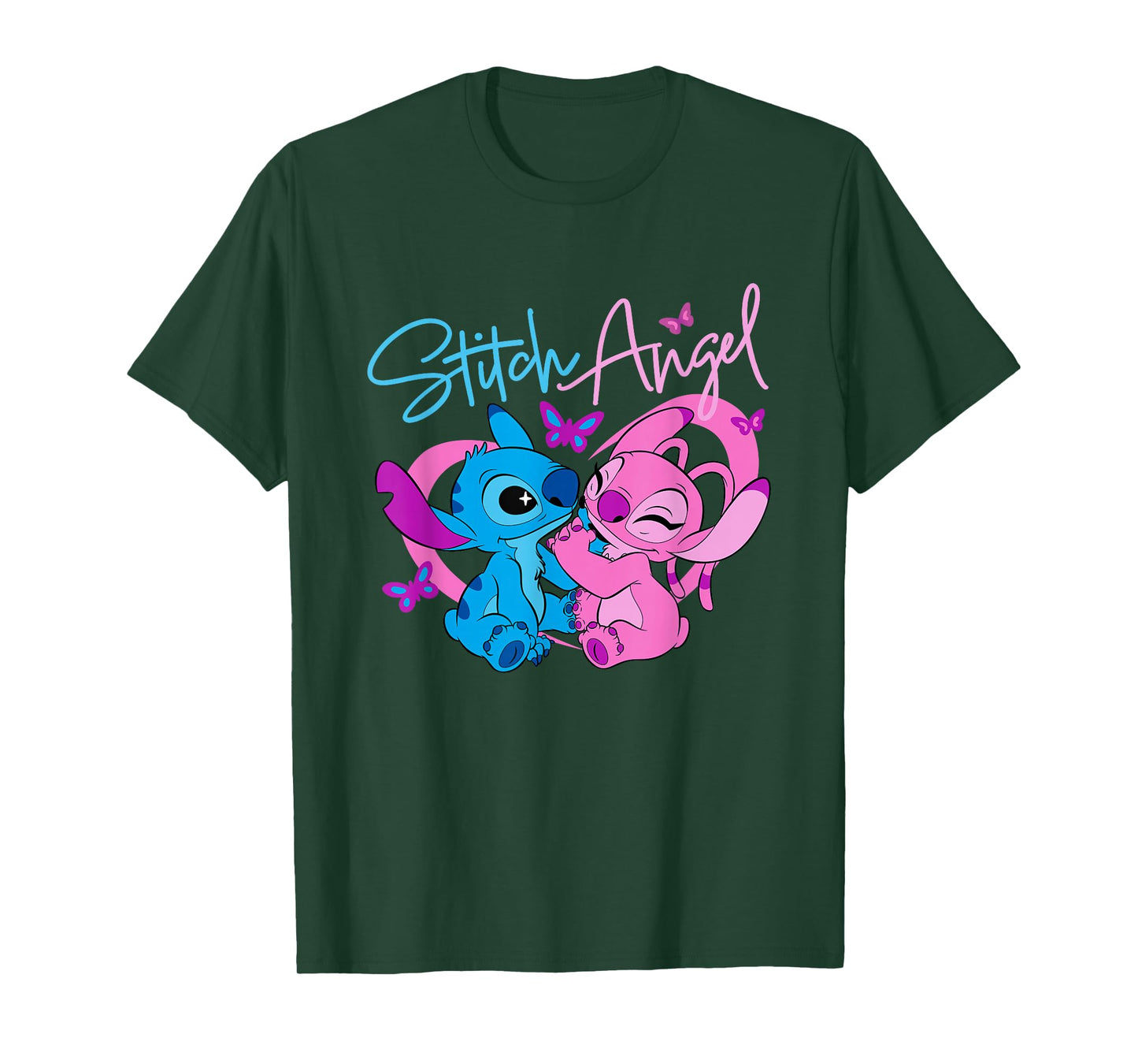 Disney Lilo & Stitch: The Series Angel with Butterflies T-Shirt