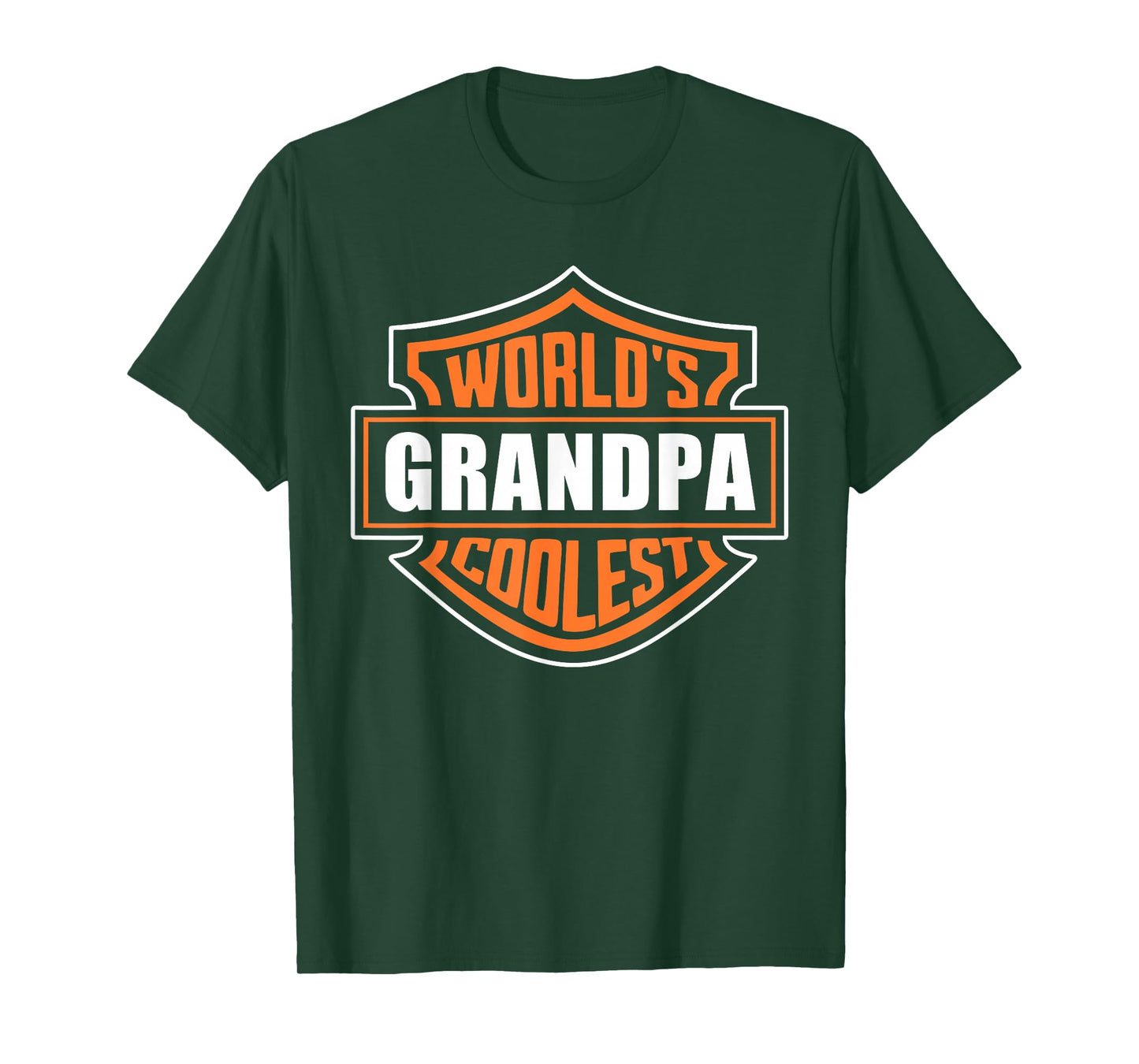 Retro World's Coolest Grandpa Matching Family Reunion Outfit T-Shirt