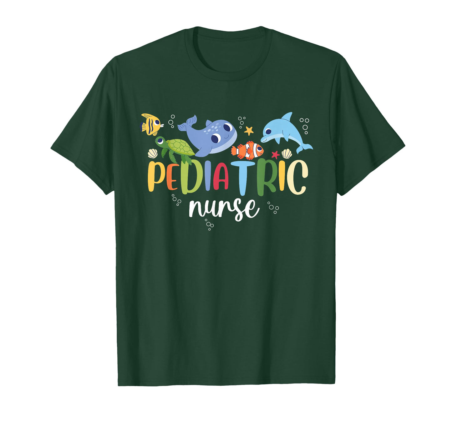 Pediatric Nurse PEDS Ocean Sea Appreciation Pediatric T-Shirt