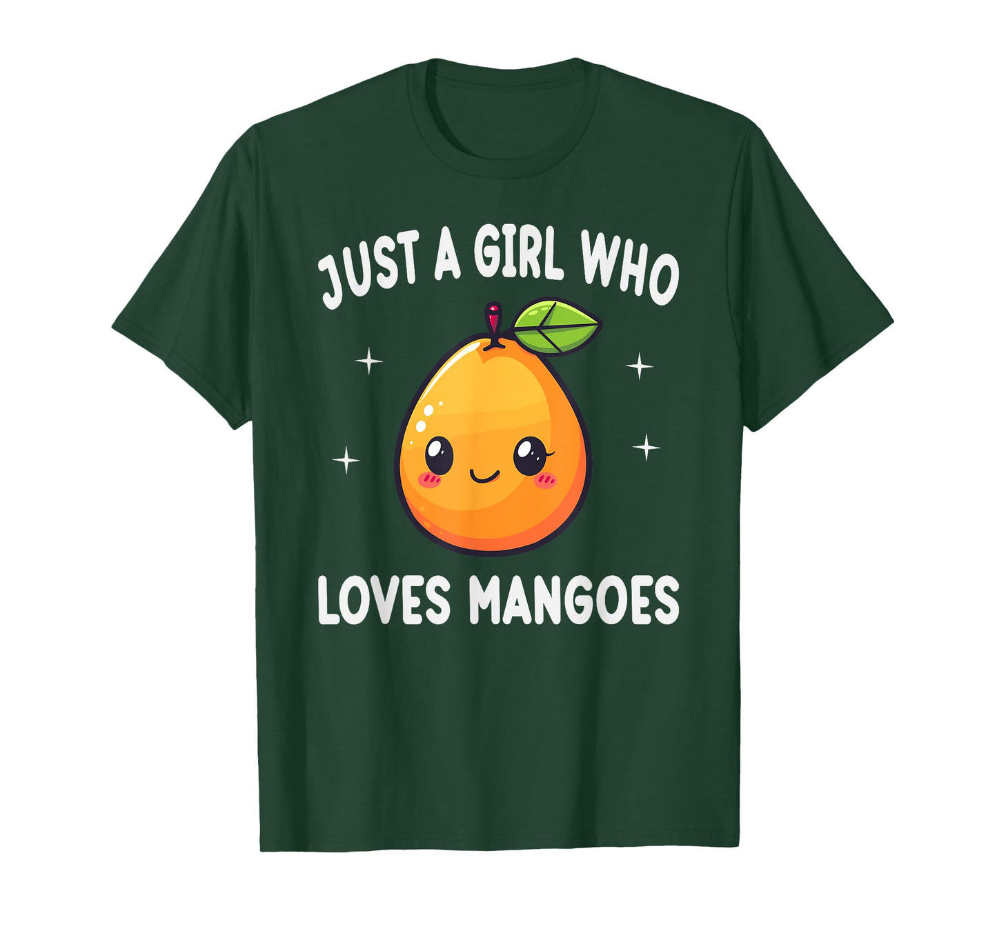 Just A Girl Who Loves Mangoes Funny Mangoes Lover Gift T-Shirt