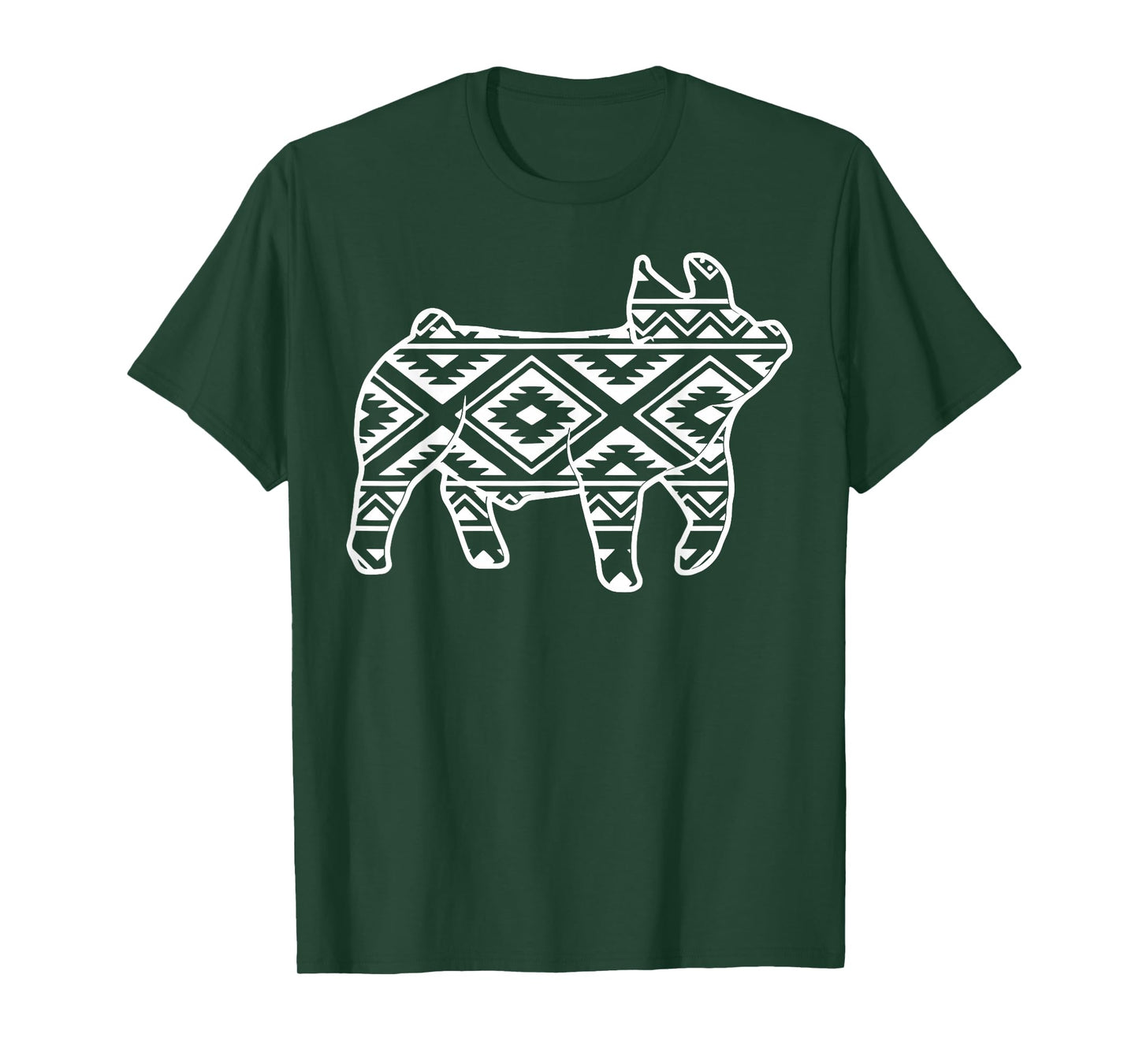 Aztec Show Pig Livestock Pig Breeder Stock Show Mom Pig T-Shirt