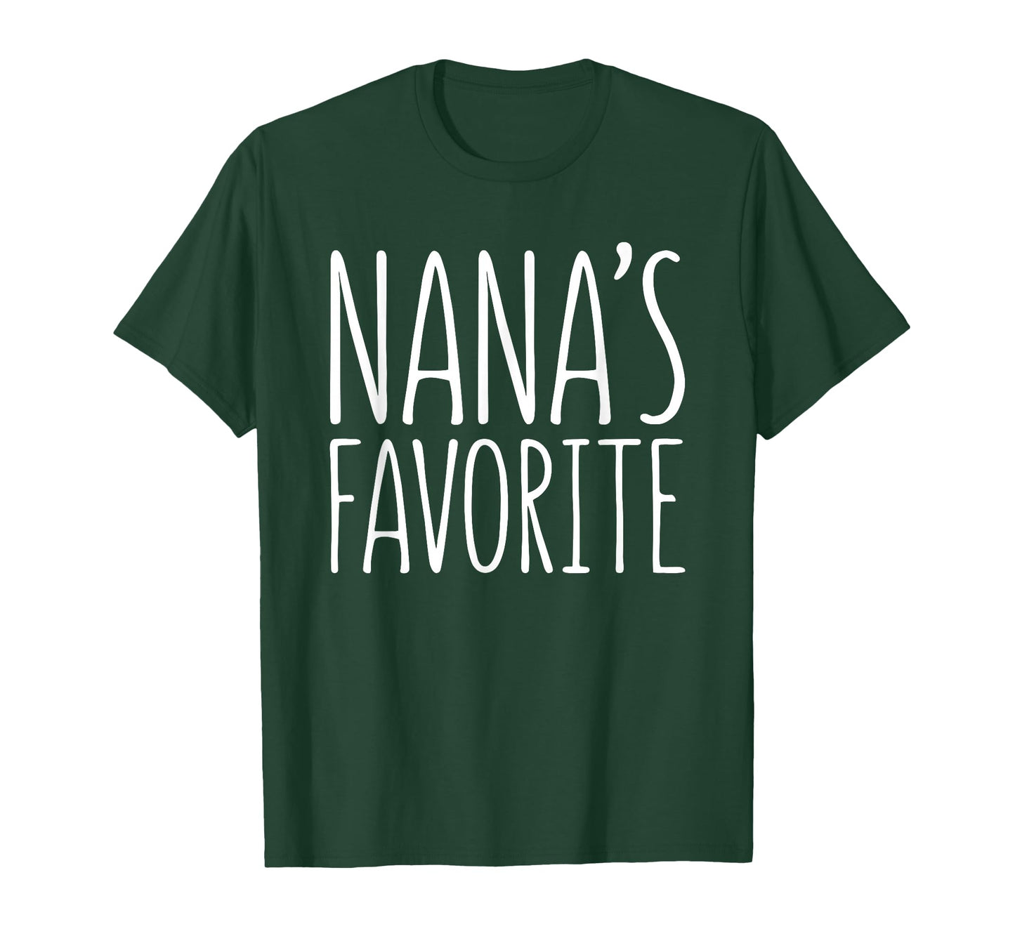 Nana's Favorite Shirt Grandchild Grandson Granddaughter T-Shirt