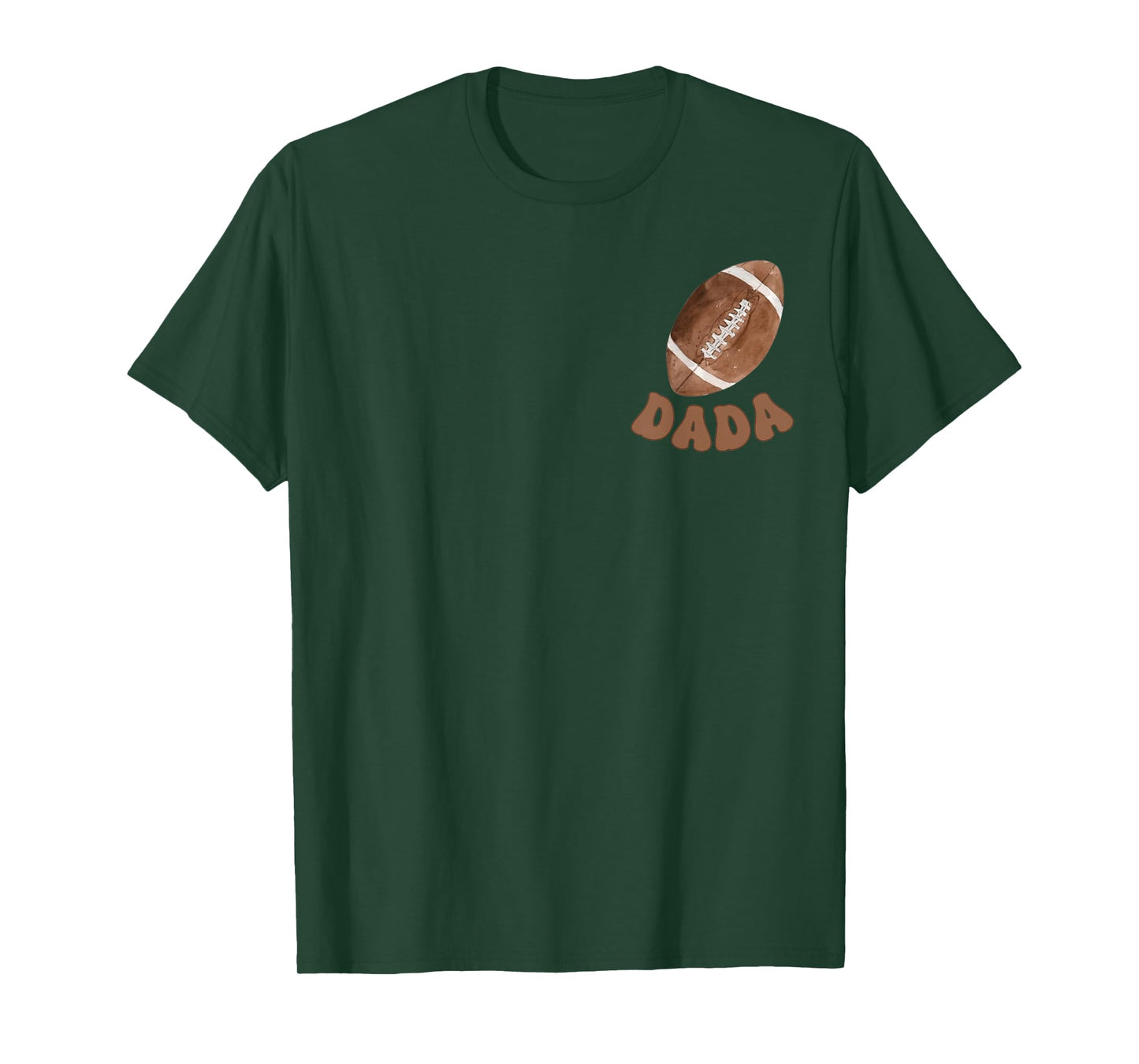 Dada of The 1 Year Old Football First Birthday Boy Family T-Shirt