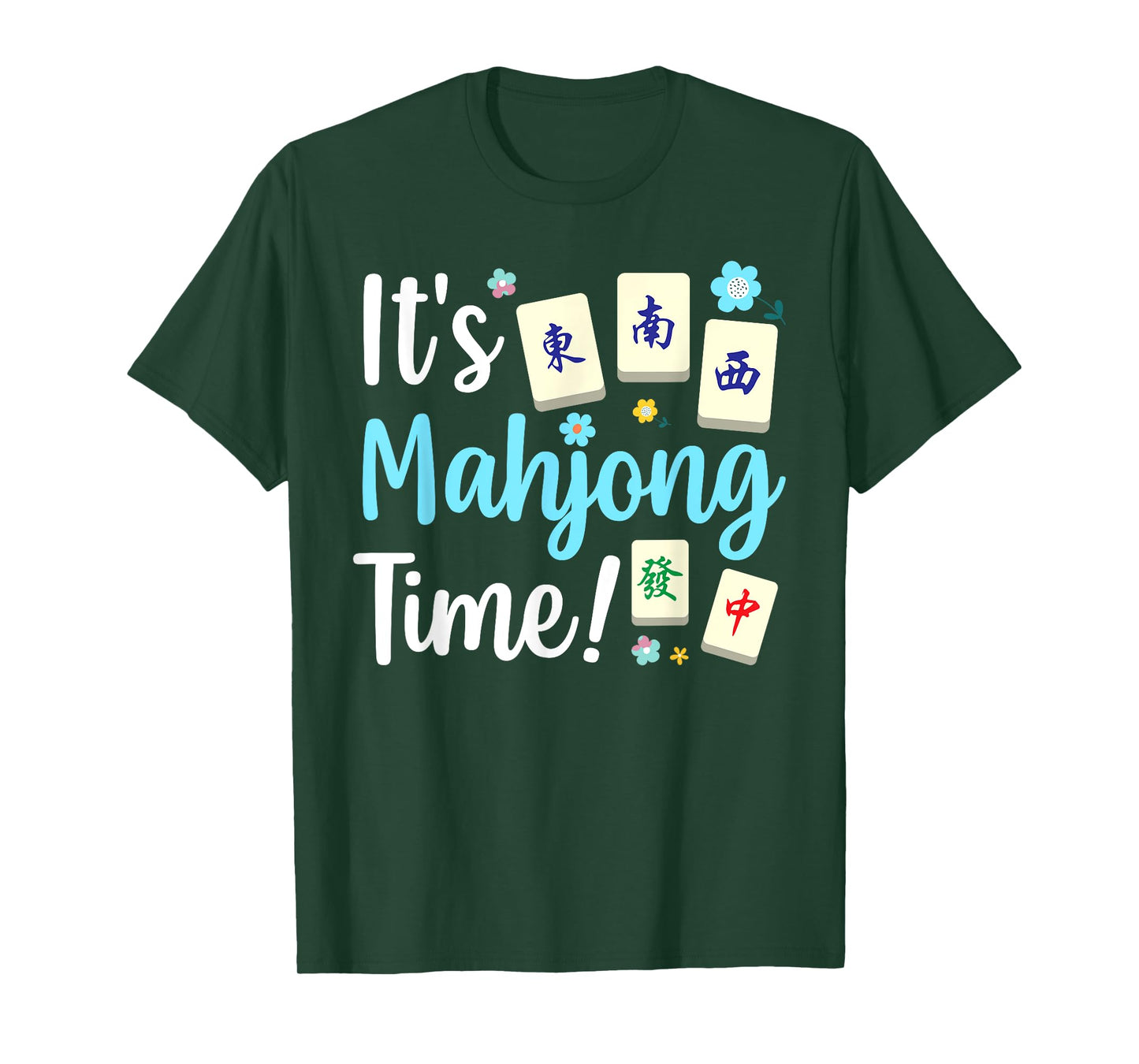 Cute Mahjong Design For Men Women Tile Game Mahjong Player T-Shirt