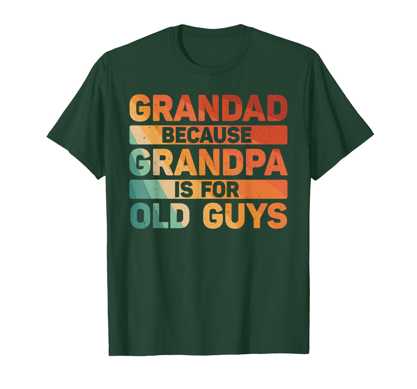 Grandad Art For Grandpa From Grandkids Father's Day Grandad T-Shirt