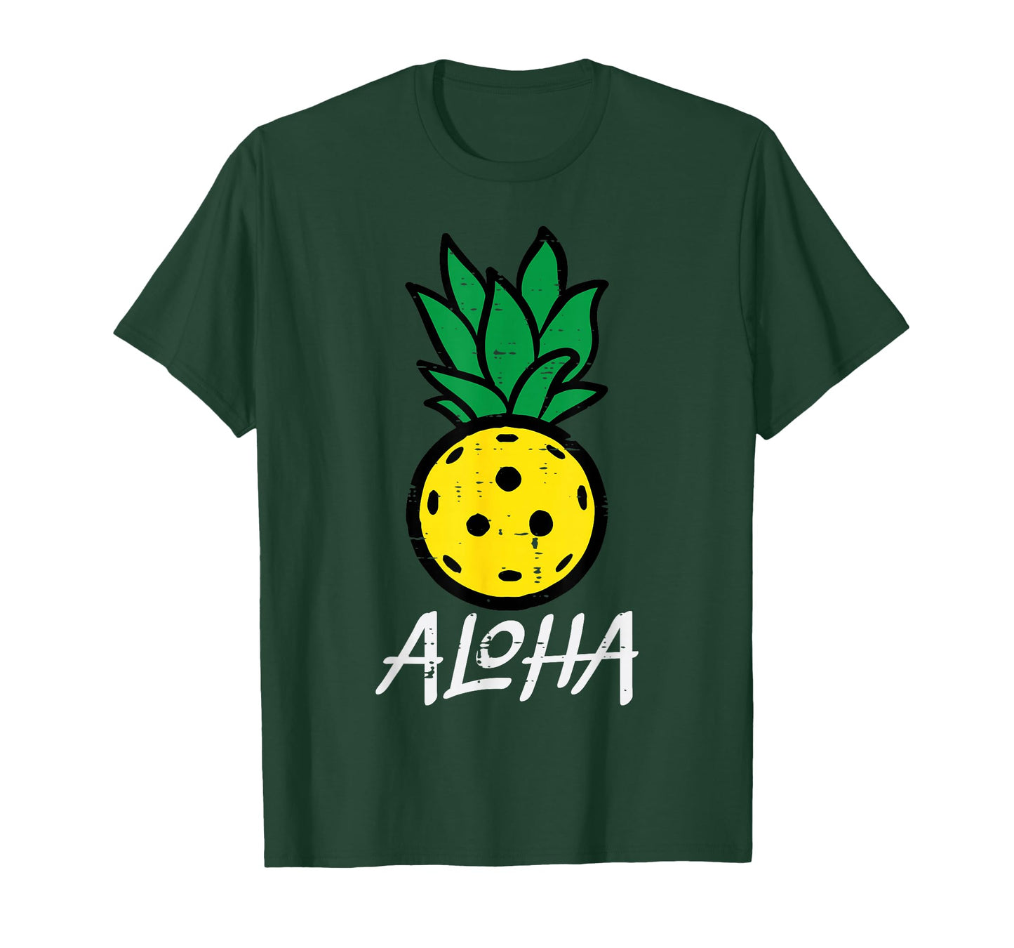 Pickleball Pineapple Aloha Pickle Ball Hawaii Men Women Kids T-Shirt