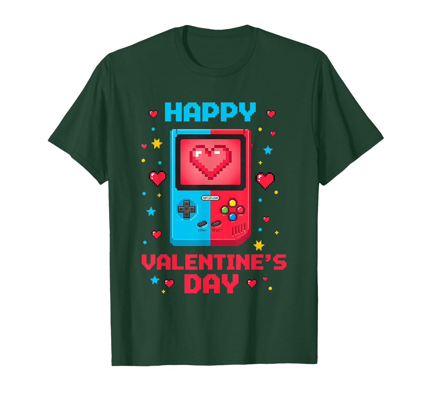 Happy Boys Valentines Day Video Games Men Kids Gamer Gaming T-Shirt