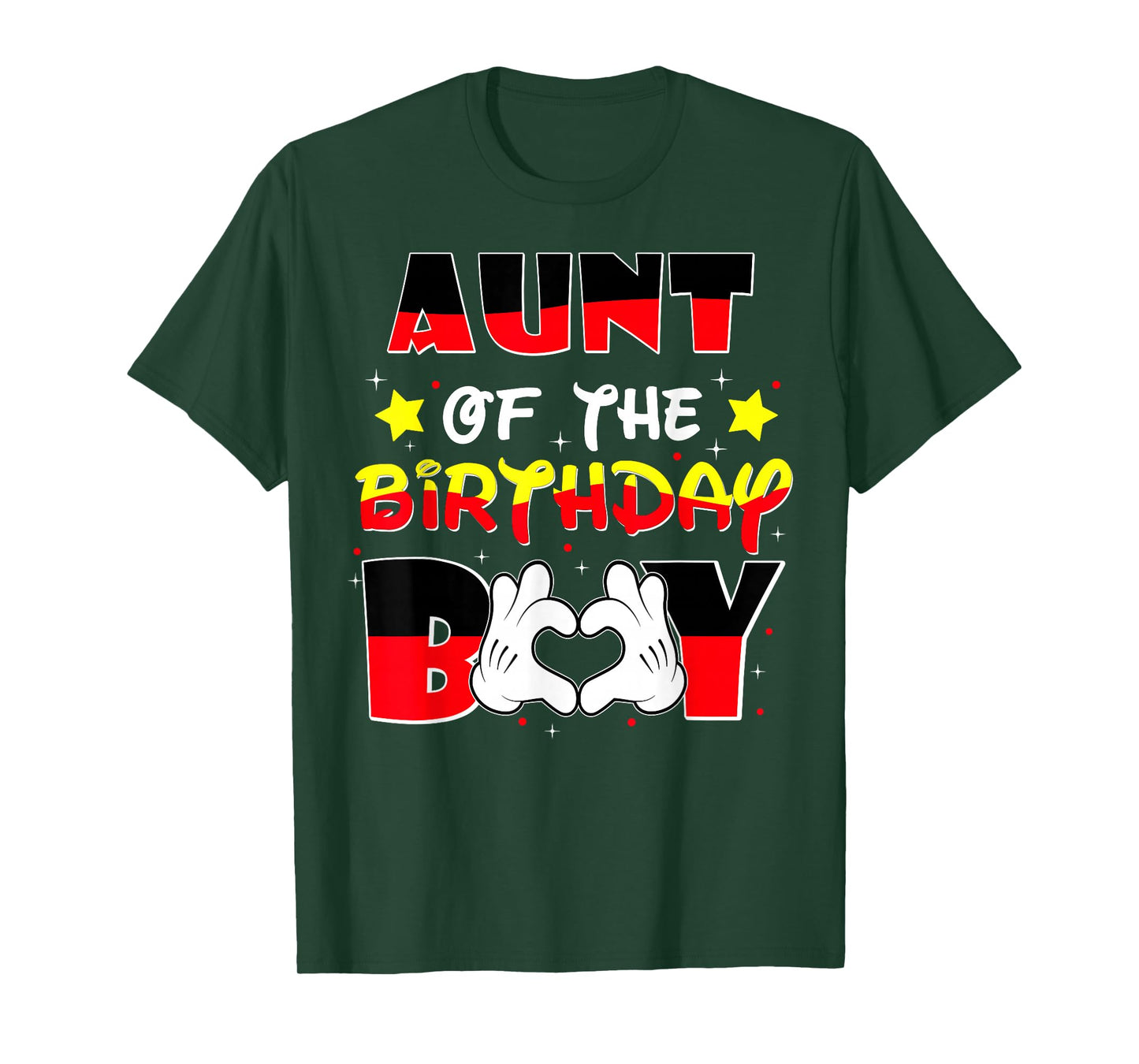 Aunt of The Birthday Boy Shirt Matching Nephew Family Bday T-Shirt
