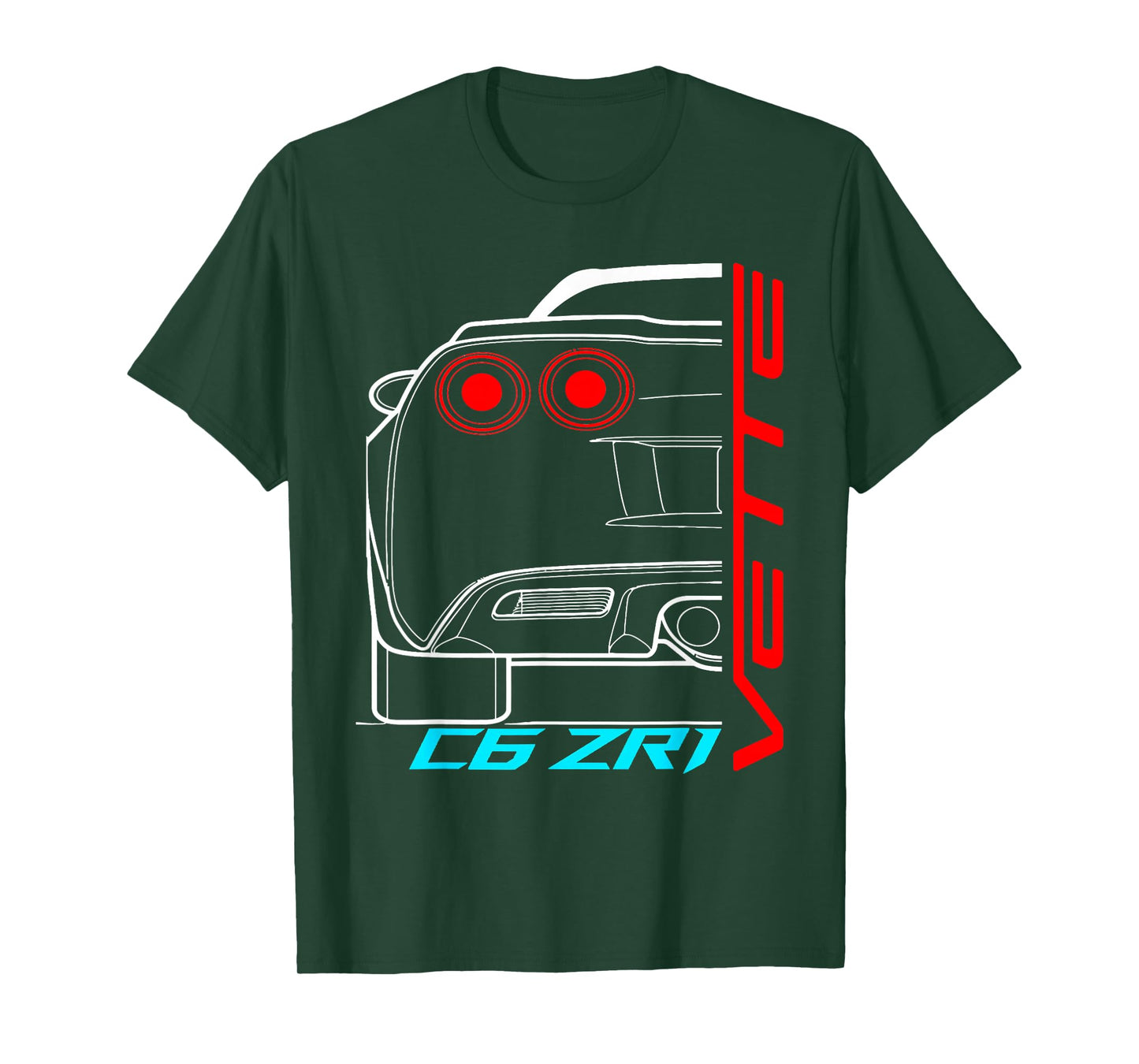 C6 ZR1 Sports Classic Vintage Old Car T-Shirt