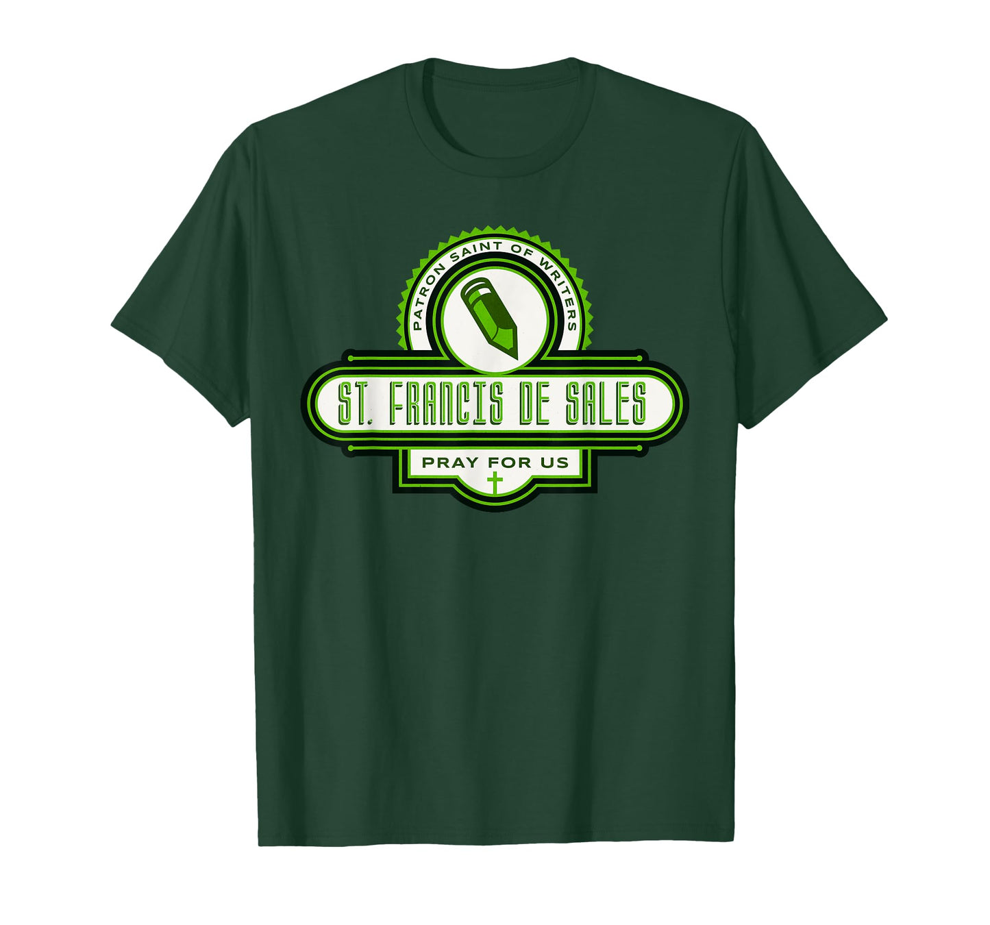 St Francis de Sales Catholic Patron Saint of Writers T-Shirt