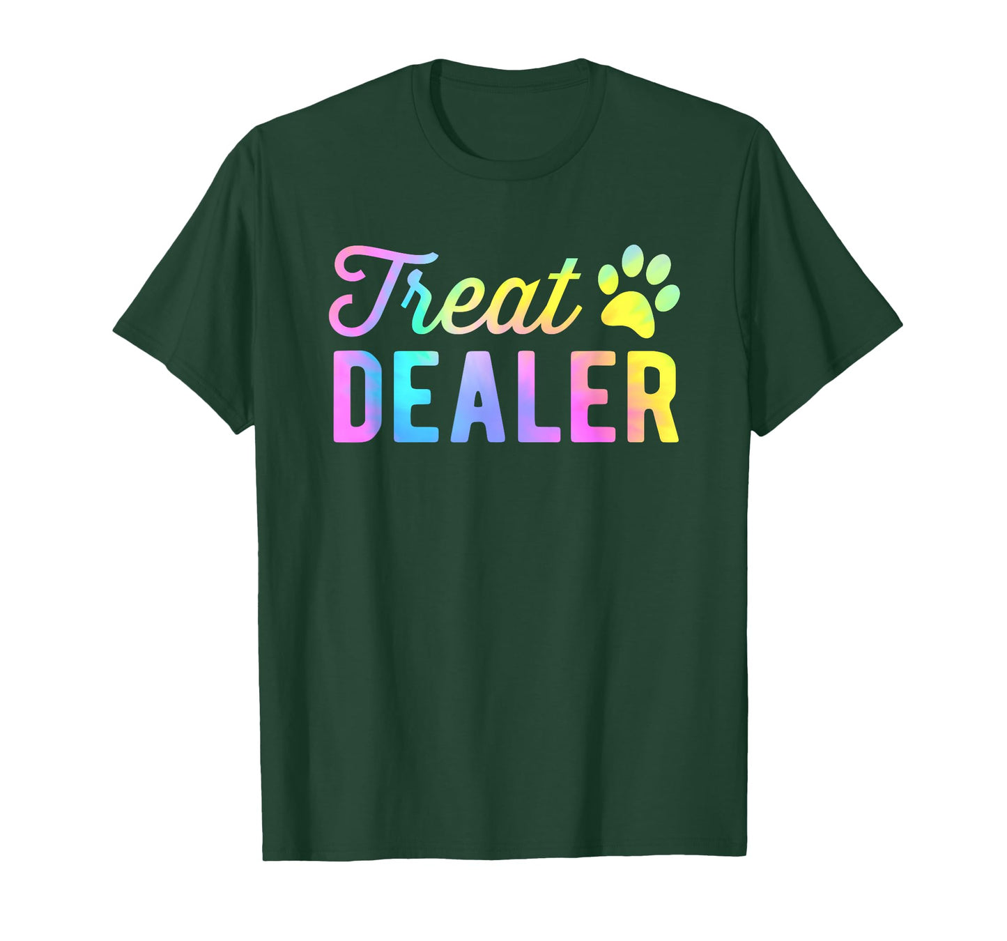 Dog Treat Dealer Dog Owner Dog Treats Tie Dye Dog Lover T-Shirt