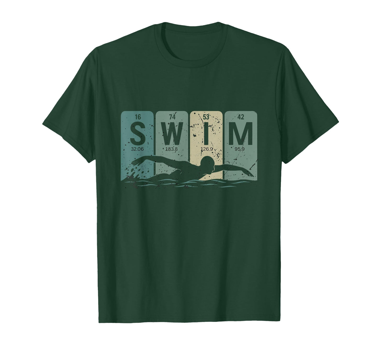 Swim Funny Swimmer Shirt Men Women Teens Boys Girls T-Shirt