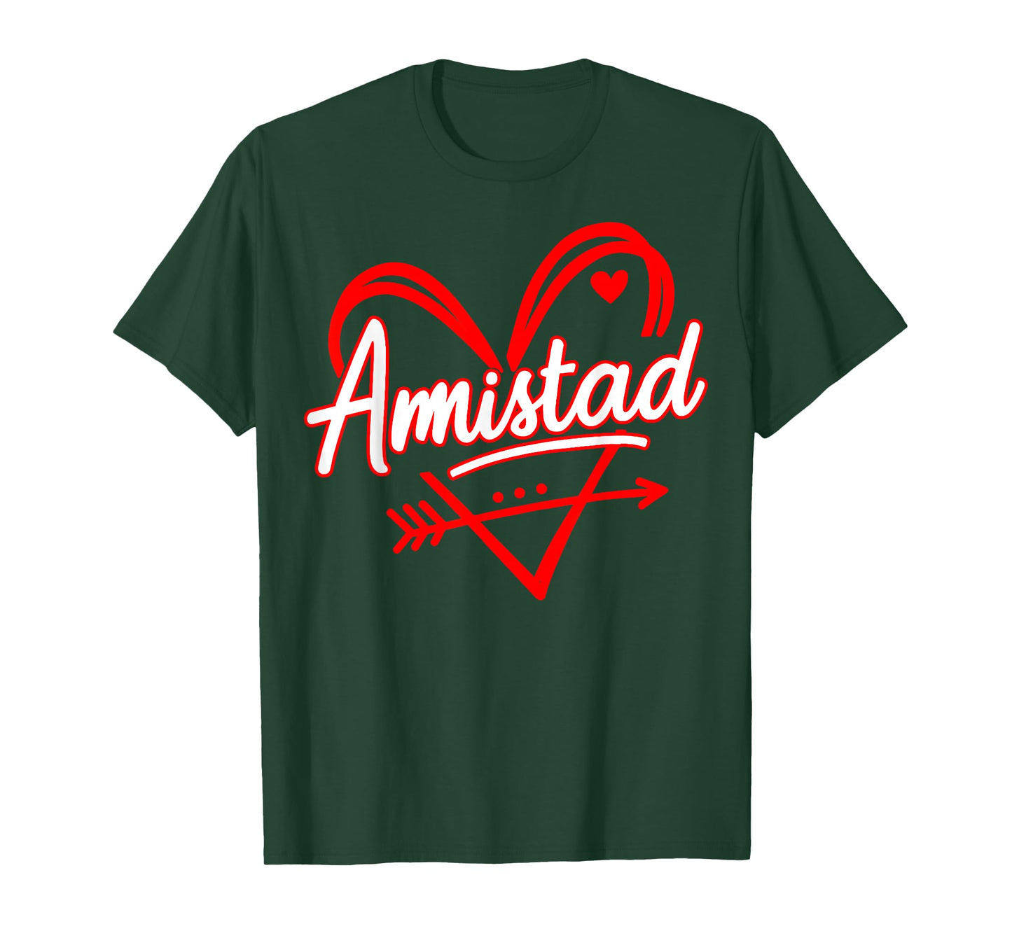 Amistad Heart House of Friendship School Spirit T-Shirt