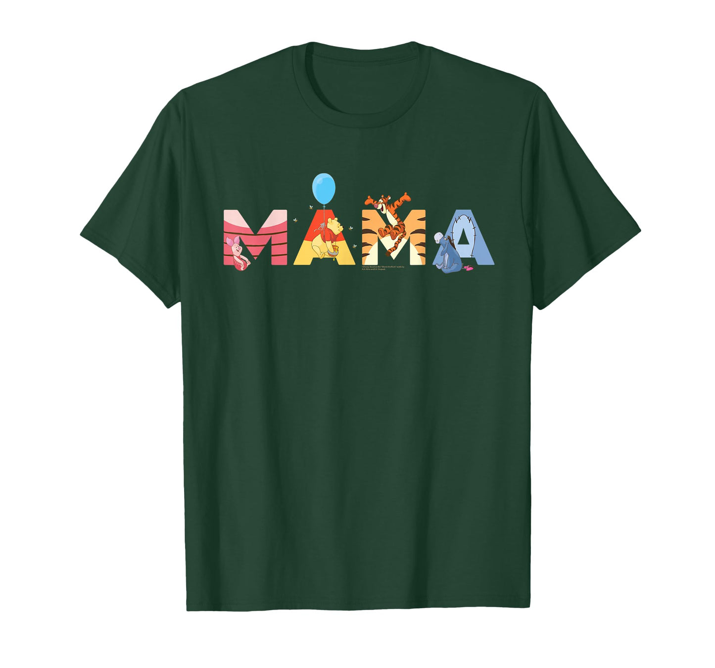 Disney Winnie the Pooh & Friends Mama Mother's Day Birthday T-Shirt
