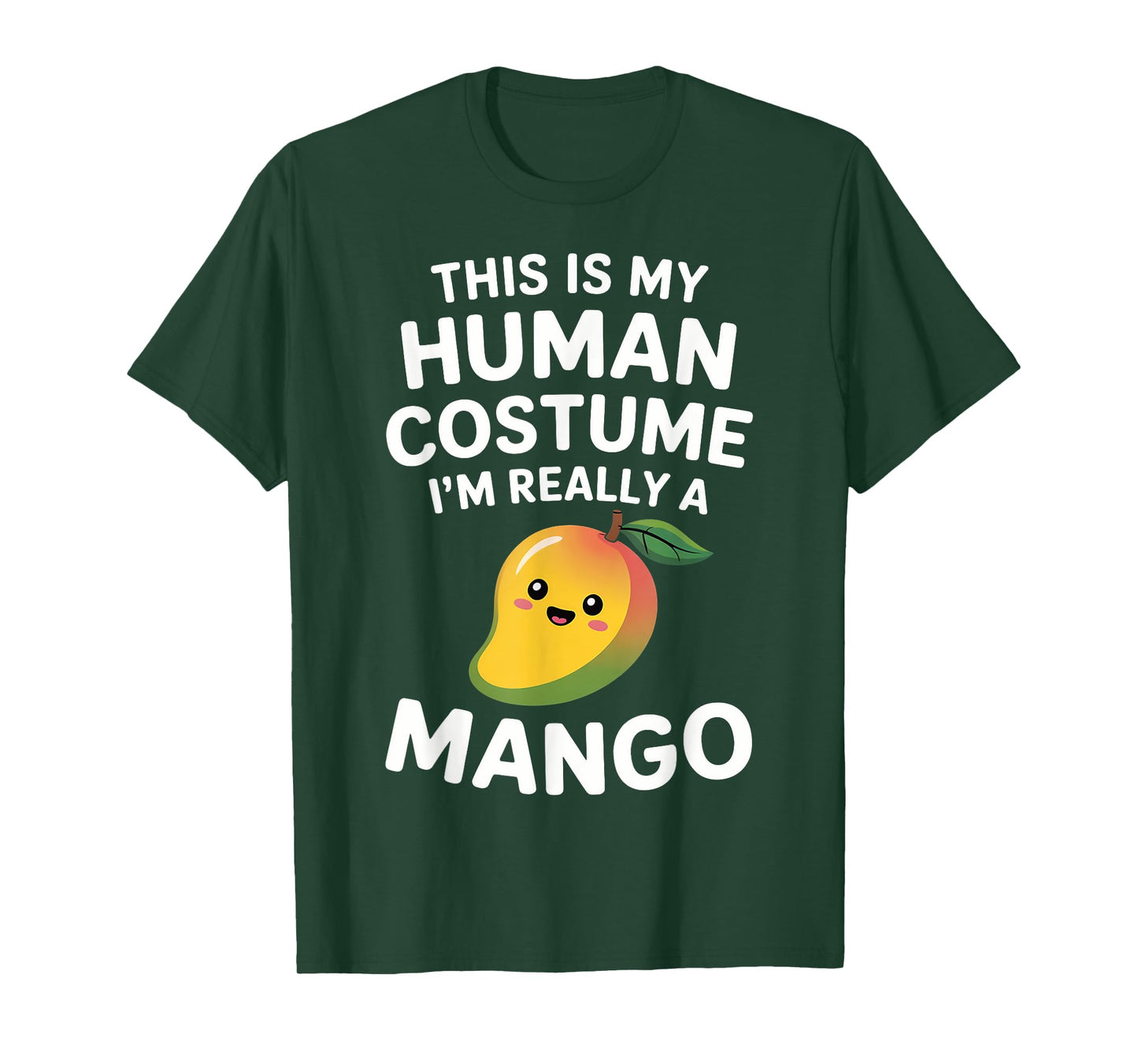 This is My Human Costume Funny Kawaii Cute Mango Fruit T-Shirt