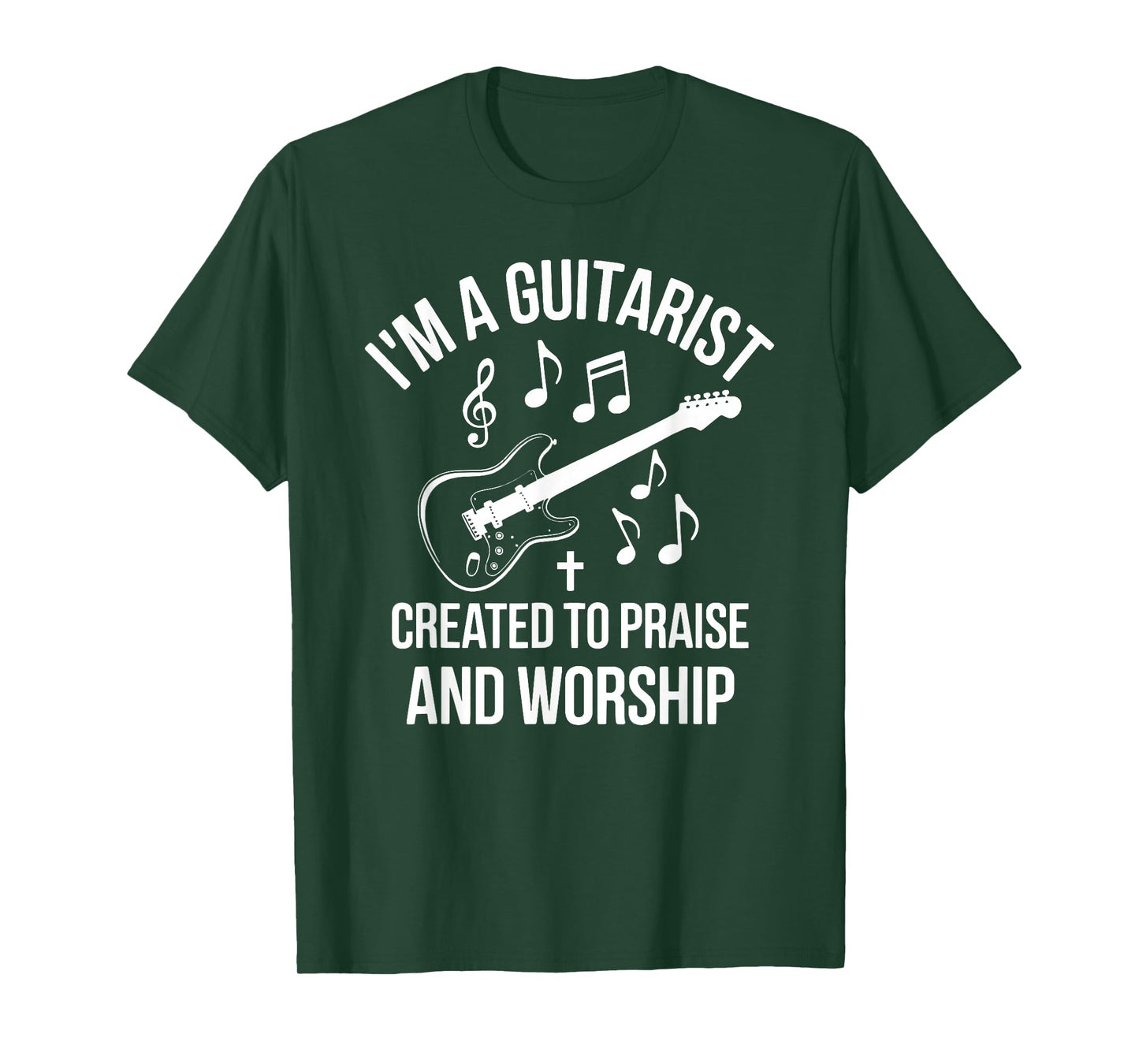 Guitarist Praise and Worship Christian Musician T-Shirt